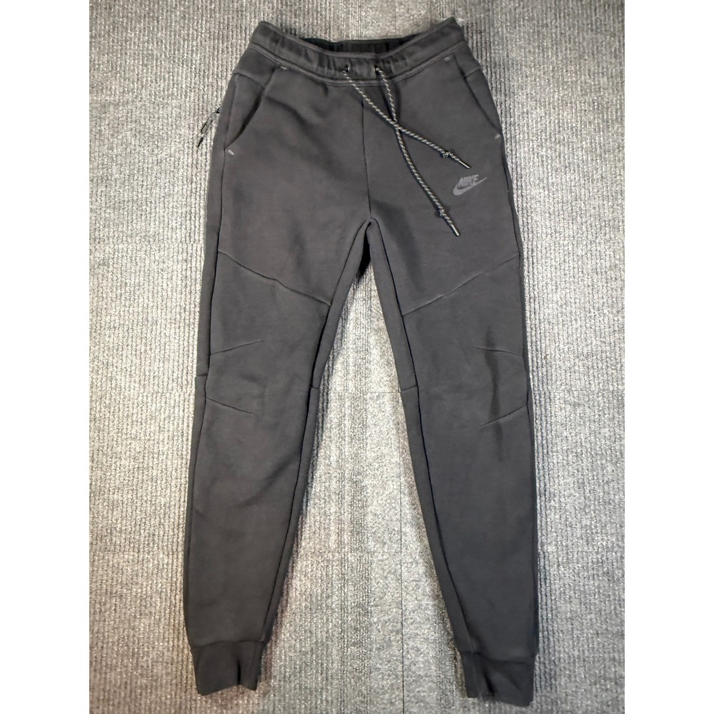 Nike Sportswear Tech Fleece Joggers Black Tapered Sweatpants Mens Small